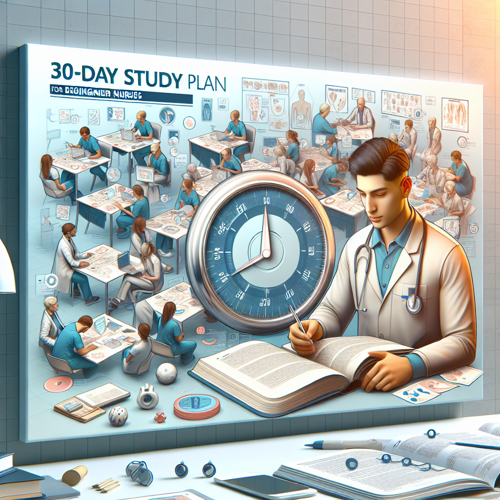 Concurso enfermagem: plano de estudos de 30 dias para iniciantes