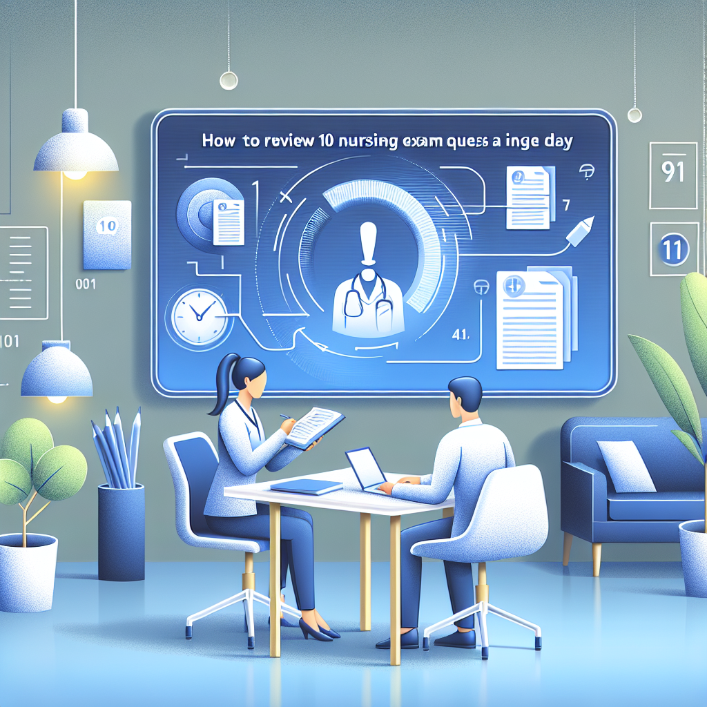 Concurso enfermagem: como revisar 100 questões em um único dia